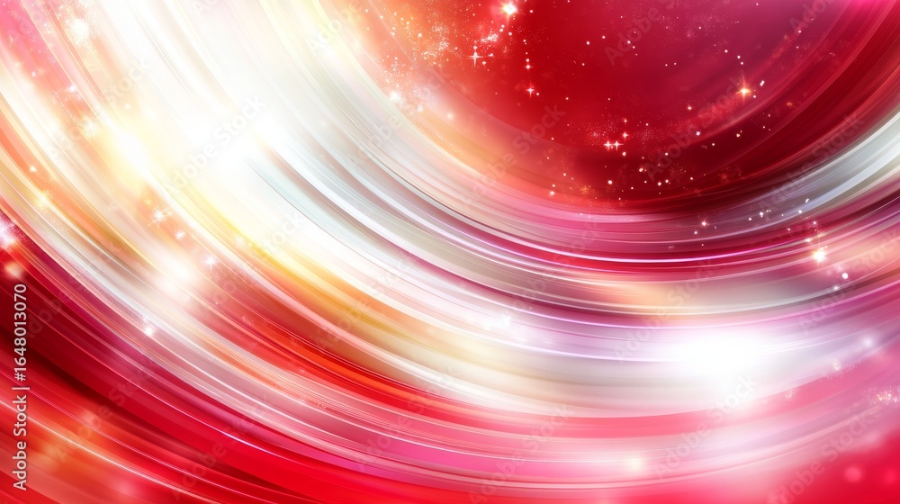 Poster Dynamic Vibrant Red Abstract Motion Design with Energetic Lines and Speed Effects for Visual Impact