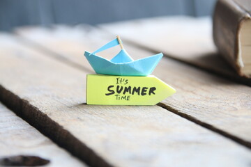 Its summer time, summer vacation, holidays concept.