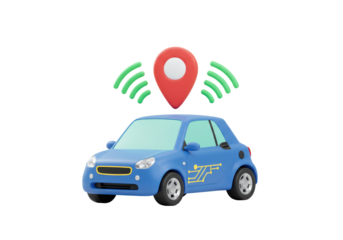 Isolated Autonomous Car with GPS Location