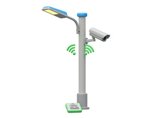 Isolated Smart Street Light with Surveillance Camera