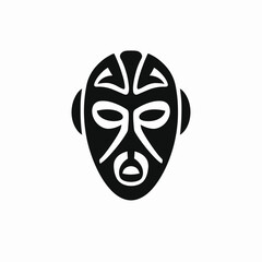 Black Shield Emblem with a Stylized Check Mark or Wing Design