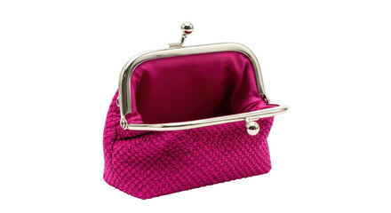 Isolated Open Coin Purse