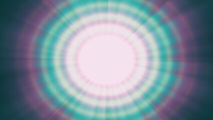 Vibrant gradient background. Endless spinning futuristic circles and rays. Seamless looping footage. Abstract glowing hypnosis