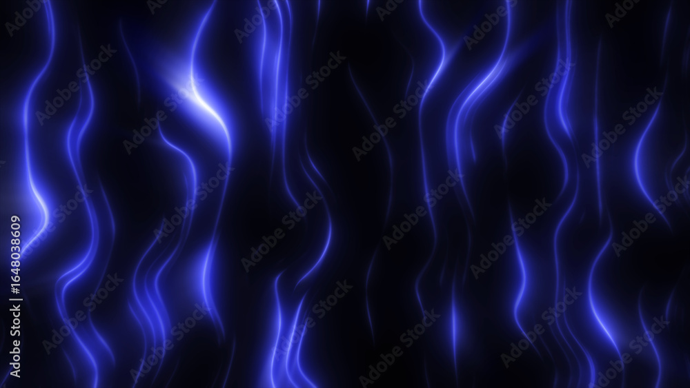 Poster abstract background with flickering particles in glowing line with bokeh effect. the concept of spac