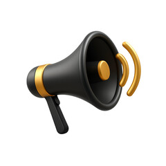 megaphone isolated on white