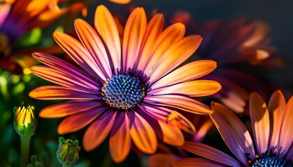 osteospermum cape daisy close up