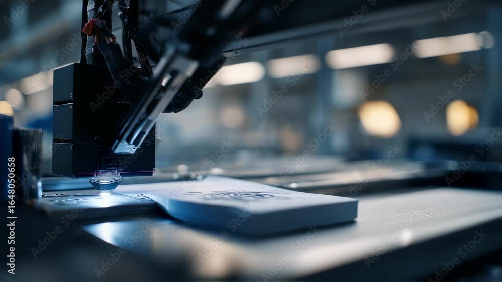 Poster medium shot capturing the embossing process of microchipembedded diplomas via a blockchain credentia