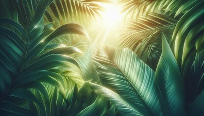 Dreamy Tropical Leaves