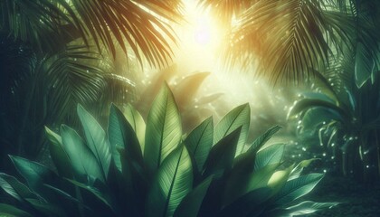 Dreamy Tropical Leaves