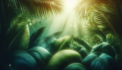 Dreamy Tropical Leaves