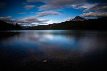 Night time in the Canadian Rockies