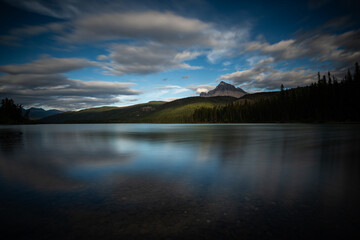 Night time in the Canadian Rockies