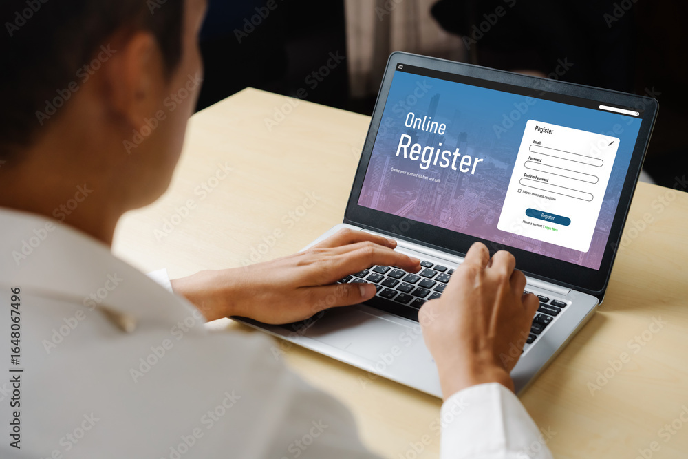 Poster online registration form for modish form filling on the internet website