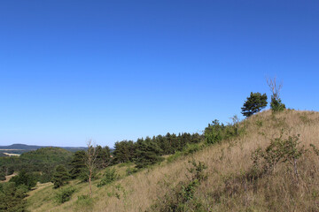Berg, Hügel, Horizont, Himmel, Natur