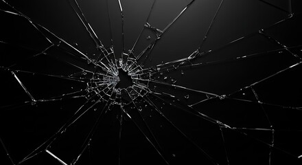 Obraz premium broken glass background