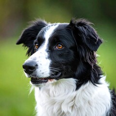 Close-up portrait of a Border Collie