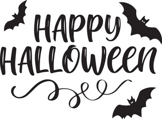 Vector design illustration of Halloween icons with love for a spooky city