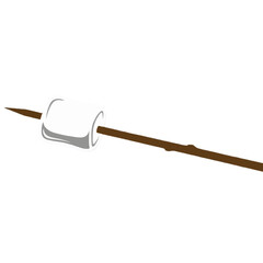 Marshmellow on a Stick