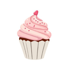 Detailed Birthday Cupcake