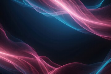abstract neon background glowing plasma pink blue vertical rays aurora borealis phenomenon