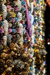 Fototapeta premium Holiday, Christmas Garlands