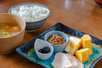 Japanese breakfast / 和風朝食セット