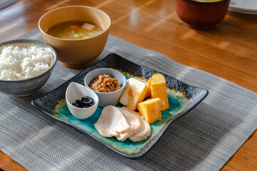 Japanese breakfast / 和風朝食セット