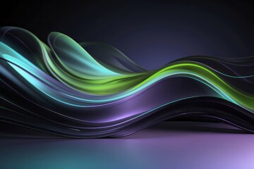 beautiful colorful vibrant gradient wavy abstract background