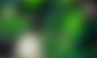 Abstract shimmering green and white cosmic background texture grainy gradient background