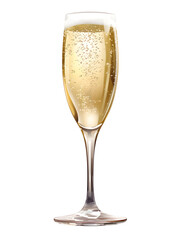Sparkling champagne flute bubbles effervescent celebratory beverage for special occasions