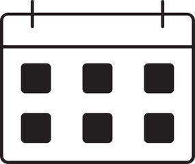 Calendar icon vector