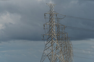 high voltage electrical pole and electricity pylon for electricity energy technology from power...