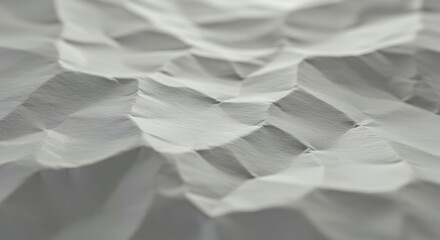 White geometric triangular polygonal abstract background with dimensional faceted surface pattern for modern design applications