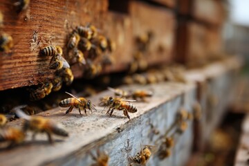 Bee farm and honey production