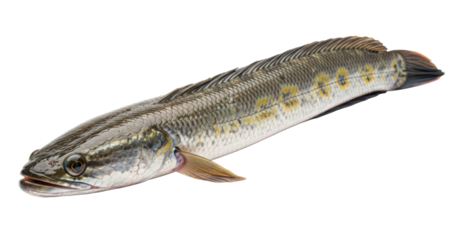 Isolated Snakehead fish