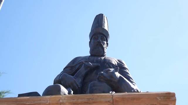 Haci Bektas Veli Monumental Statue in Nevsehir