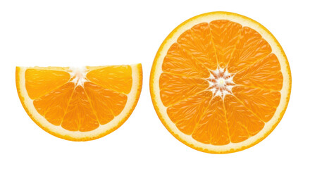 orange isolated on white background