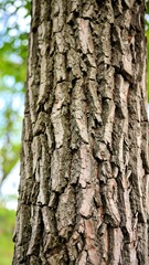 Obraz premium Close-up of rough tree bark