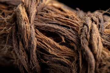 Photo of spruce bark fibers showcasing a natural texture