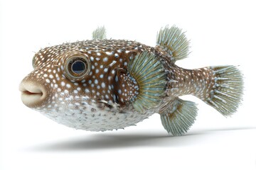Spotted puffer fish Arothron hispidus