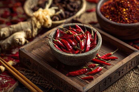 The classic Chinese spice chili