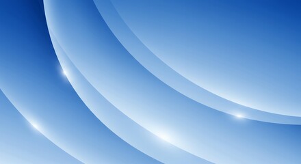 Fototapeta premium Dynamic blue curved abstract background with flowing wave patterns and luminous highlights for professional digital design projects