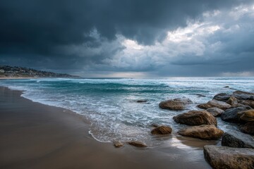 Waves and turbulent skies create ideal scenery for striking seascape photos