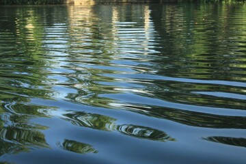 Wavy reflections on the surface