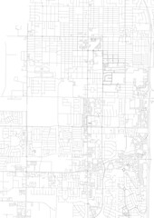 Zoomed-In Vector Map of Santa Maria Highways and Streets

