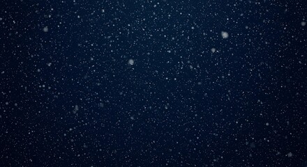 Dark blue starlit sky background with bright scattered stars creating mystical nighttime atmosphere