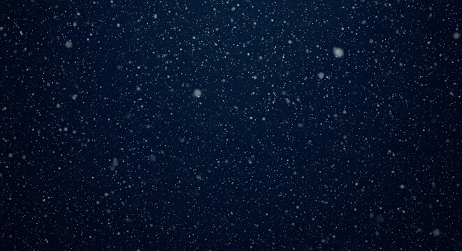 Dark blue starlit sky background with bright scattered stars creating mystical nighttime atmosphere