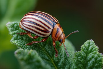 The Colorado potato beetle also called the potato bug is a significant pest for potato plants