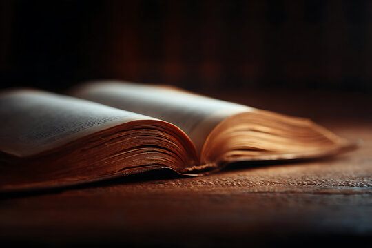 government document, constitution book rests on ancient wooden desk, evoking history