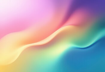 Fototapeta premium Abstract design with flowing, pastel colors.